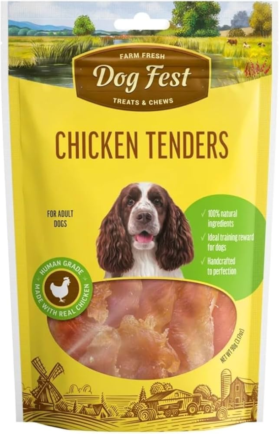 DOG FEST CHICKEN TENDERS 90G
